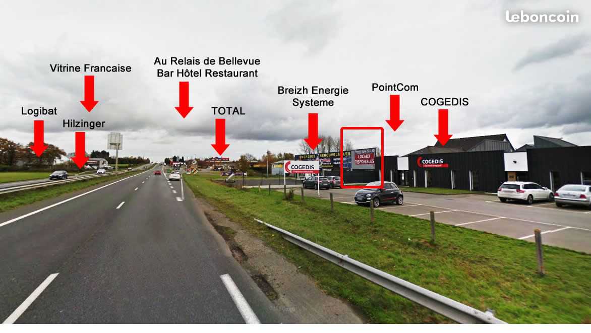 local commercial de 100m² à louer à Guingamp, Saint Agathon Ploumagoar local commercial de 100m² à louer à Guingamp, Saint Agathon Ploumagoar